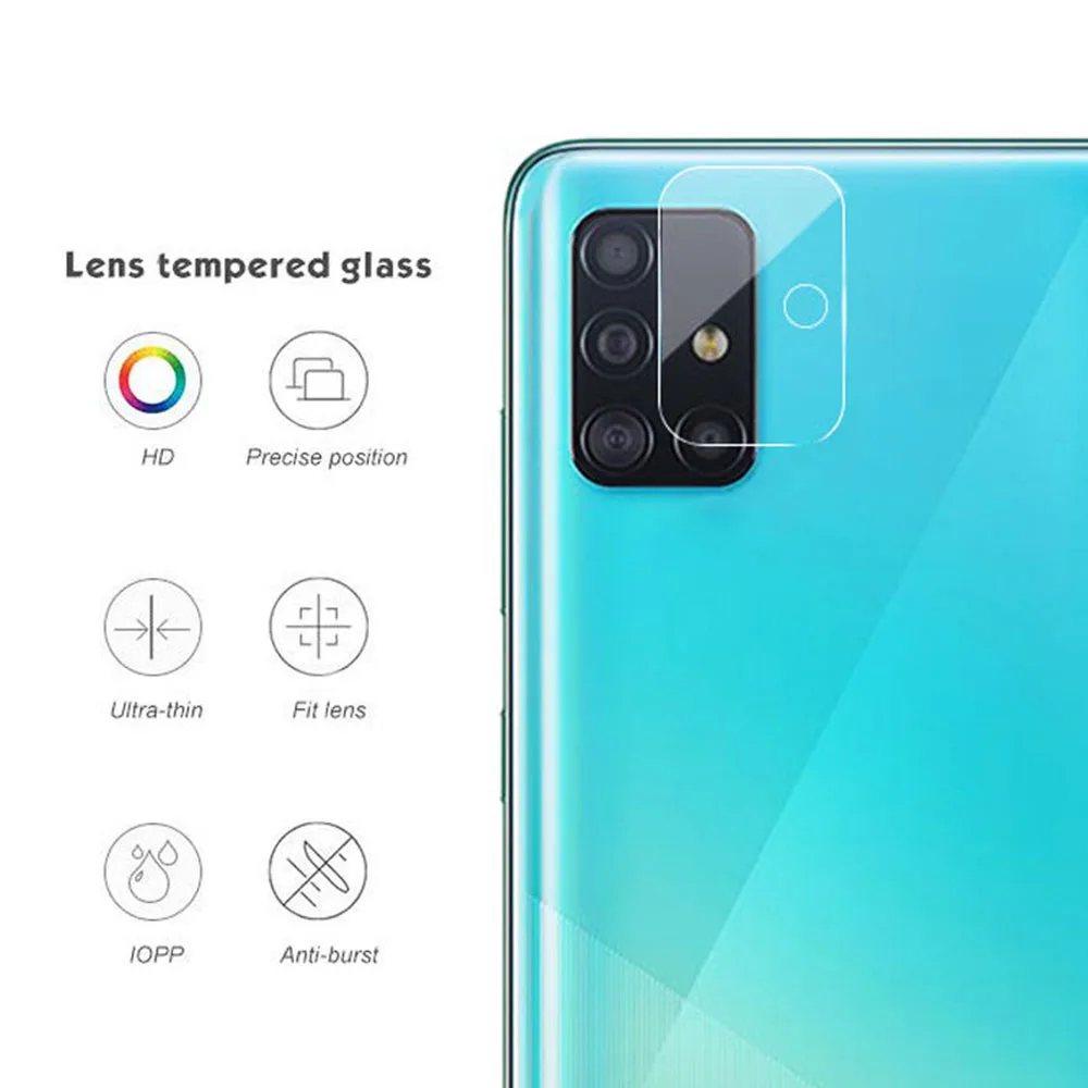 Стекло для объектива камеры 2 в 1 Samsung Galaxy A51 Защитное стекло A 51 Защитная пленка