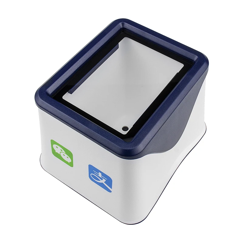 NETUM Portable USB Wired Laser 1D Bar Code Reader 1D 2D Desktop Barcode Scanner With Automatic Sensing Scanning Omnidirectional