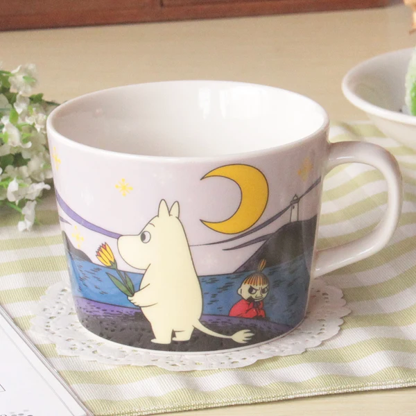 Фарфоровая чашка с изображением из мультфильма MOOMIN