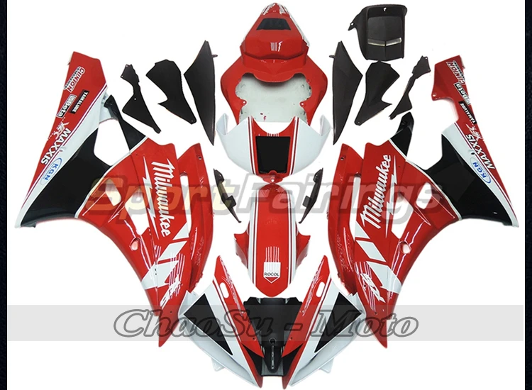 For Yamaha YZF R6 2006 2007 Custom fairing kit Motorcycle Bodywork Full Complete cover ABS Injection molding Fairing Frame