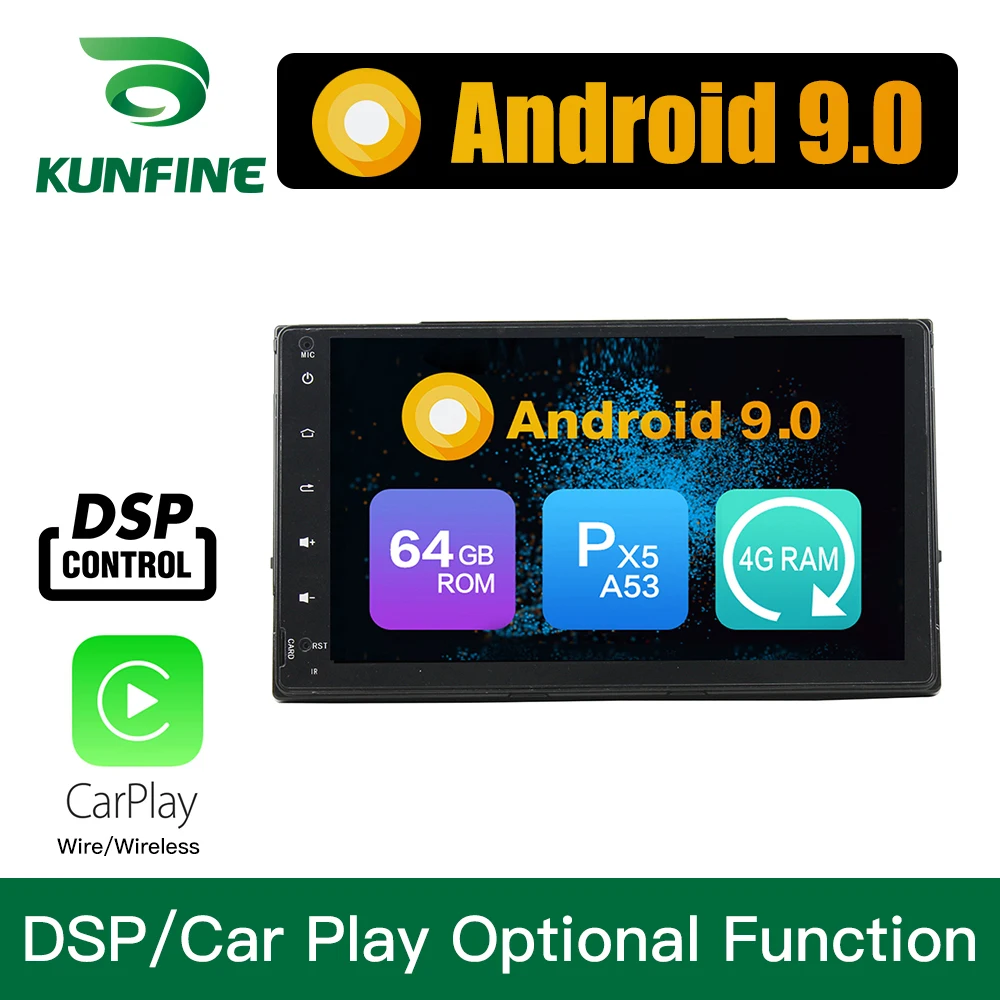 Android 9 0 Восьмиядерный 4 Гб ОЗУ 64 ПЗУ автомобильный DVD GPS навигатор мультимедийный