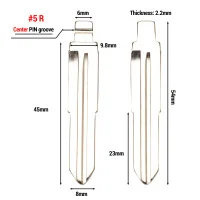 jingyuqin Folding Flip Remote Key Blade For Great Wall Haval Hover H1 H2 H3 H5 H8 #03 #05 #15 #25 #69 #104 KD Uncut Key Blank
