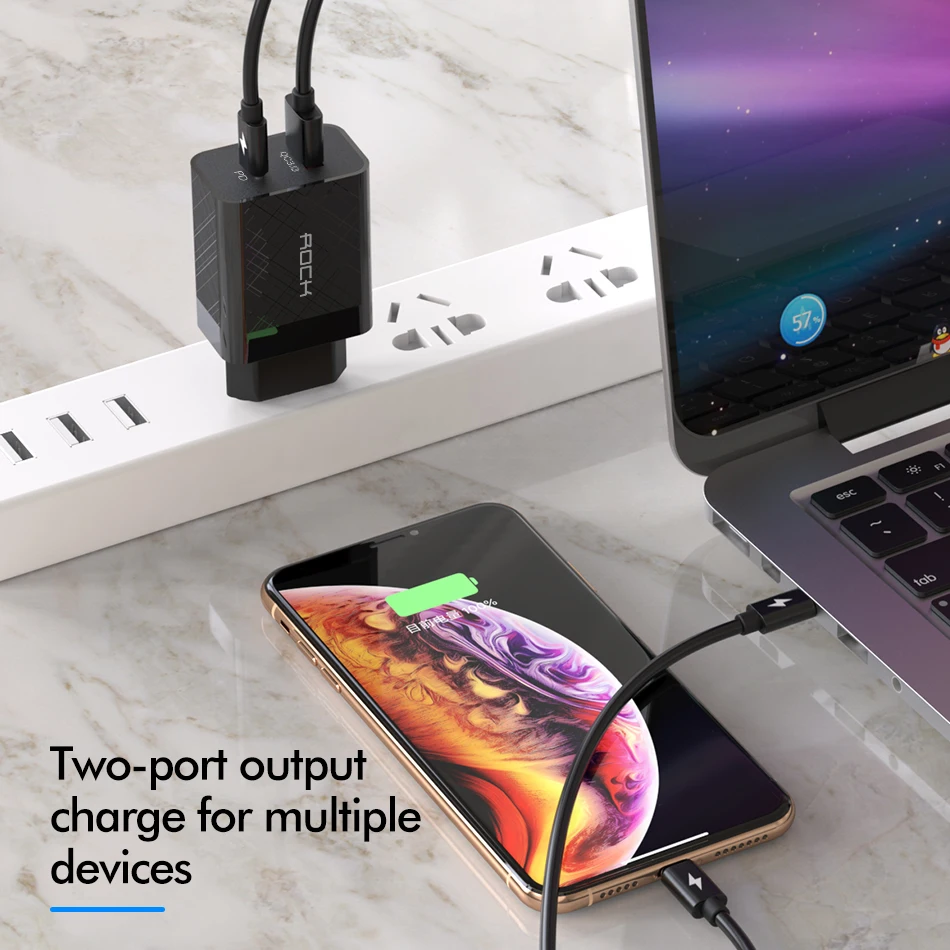 PD зарядное устройство 36 Вт Быстрая зарядка 3,0 USB настенное зарядное устройство Быстрая зарядка для iPhone 11 XS samsung s10 plus портативное зарядное устройство для мобильного телефона