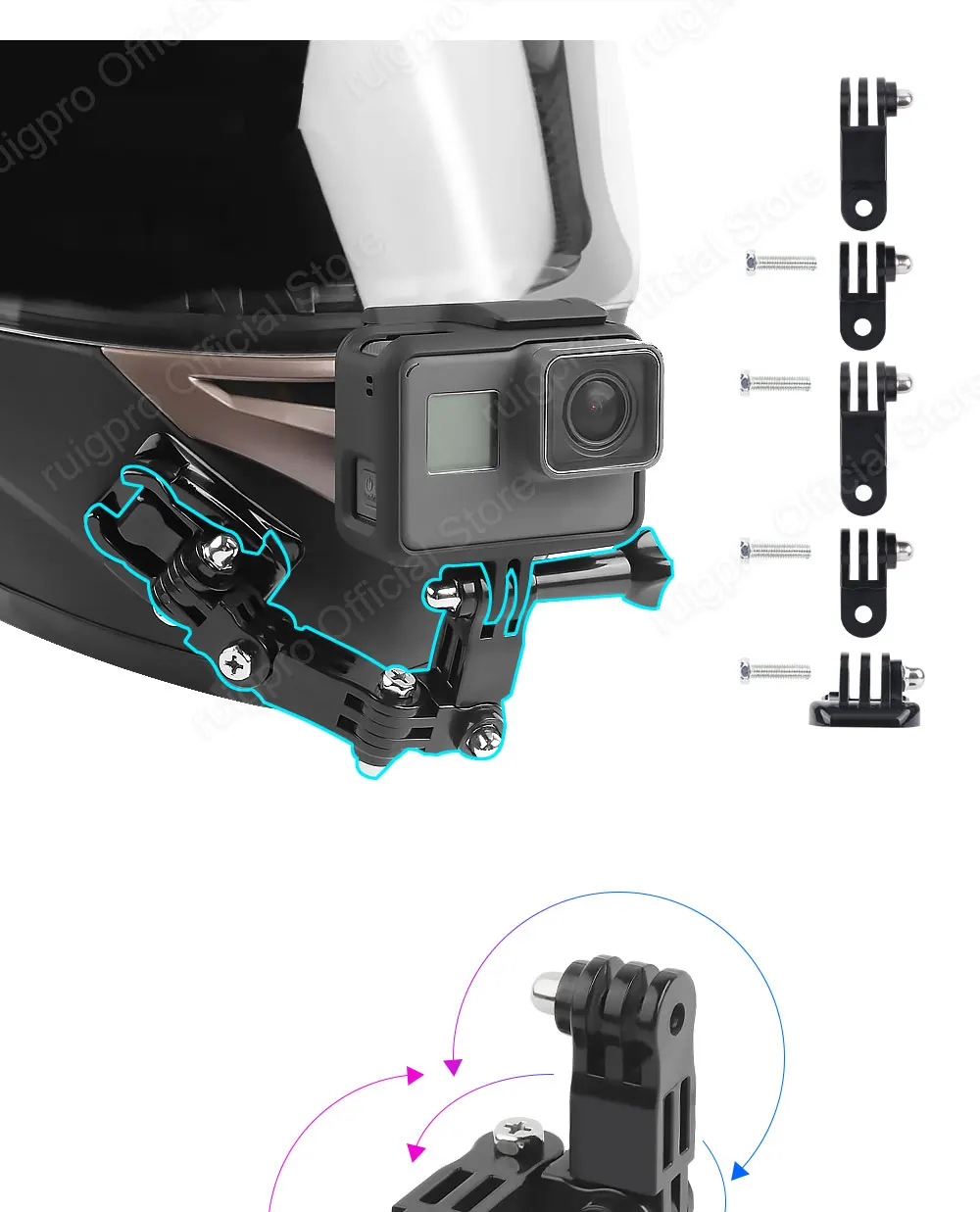 Gopro Motorcycle Helmet Mount