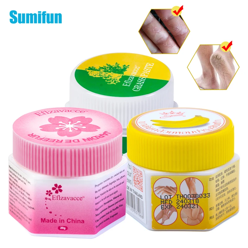 

Sumifun Thailand Anti Crack Ointment Anti-cracking Cream Anti Dry Moisturizer Oil Frozen Banana/Cherry blossoms/Grass