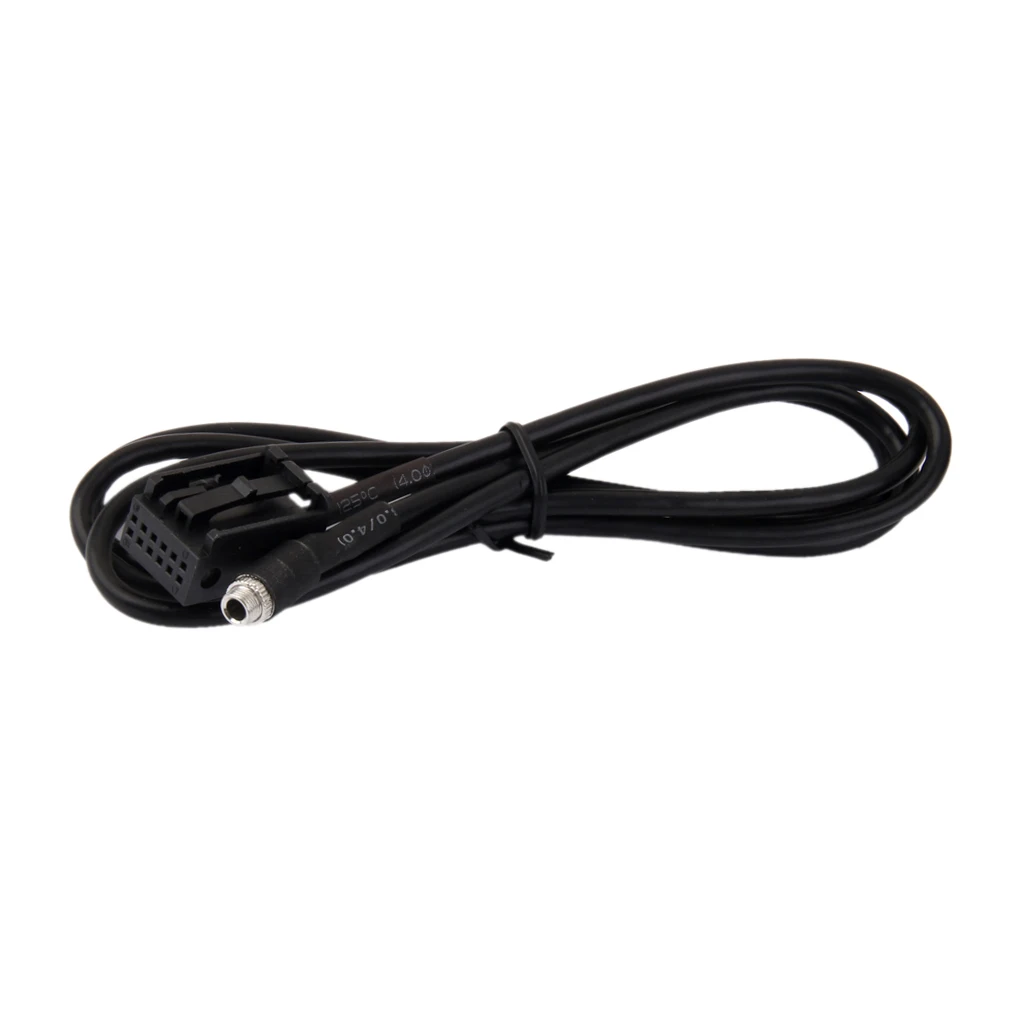 3.5mm Female Jack Car USB Aux-in Adapter Cable For BMW Z4 E85 X3 E83 Black