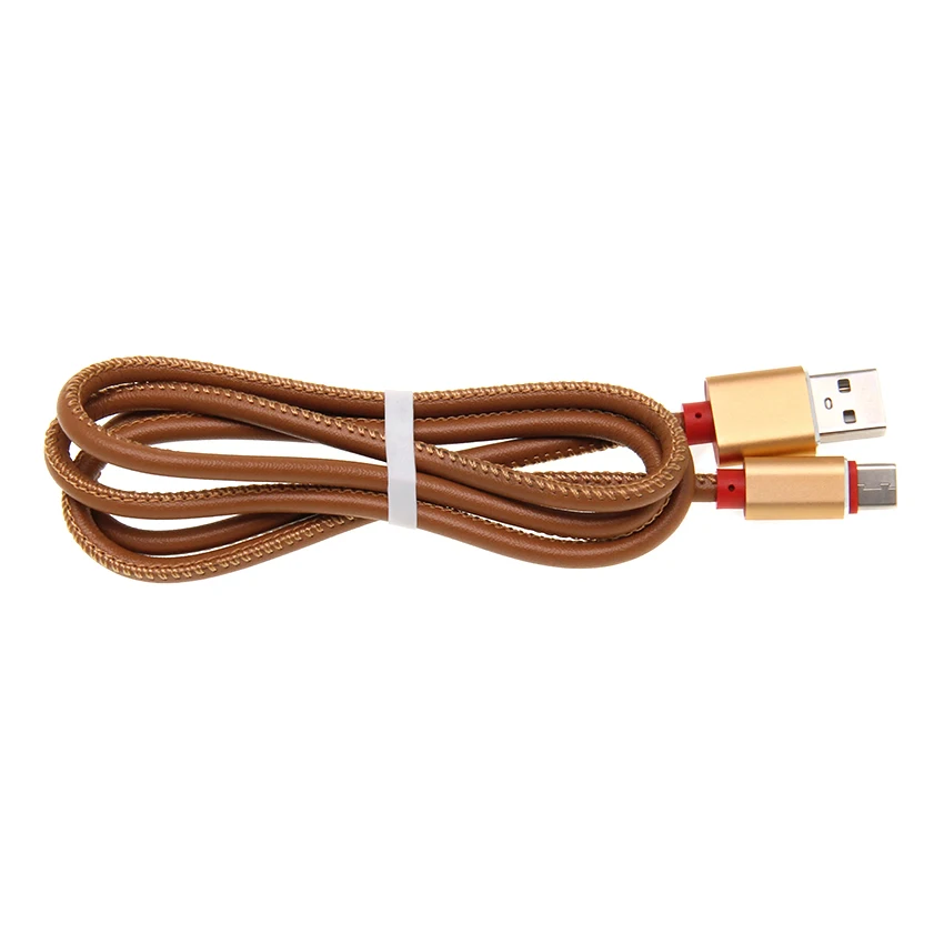 USB 케이블 가죽 빠른 충전 아이폰 XS 맥스 화웨이 삼성 안드로이드 마이크로 USB 유형 C 케이블 데이터 충전기 케이블 1000 개/몫
