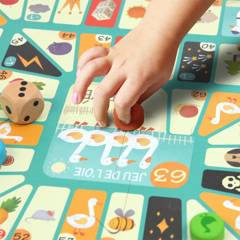  Multifunctional early-teaching double-side table top game intelligence toy for Mirage Mika Children - 4000470988964