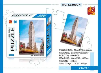 

GloryStar 1000 Pieces Puzzles Colorful Educational Toy for Kids Adults Stress Reliever