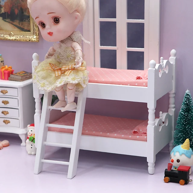 Odoria 112 Sofá miniatura para casa de muñecas, accesorios para muebles, color rosa - Yaxa Odoria 112 Sofá miniatura para casa de muñecas, accesorios para muebles, color rosa - Yaxa