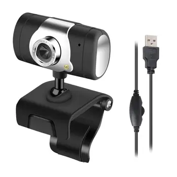 

HD Webcam with Mic Rotatable PC Desktop Web Camera Cam Mini Computer WebCamera Cam Video Recording Work