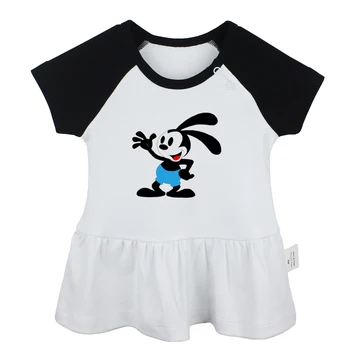 

Oswald the Lucky Rabbit Prince Rogers Nelson Hollow Circle Arrow Symbol Newborn Baby Girls Dresses Toddler Infant Cotton Clothes