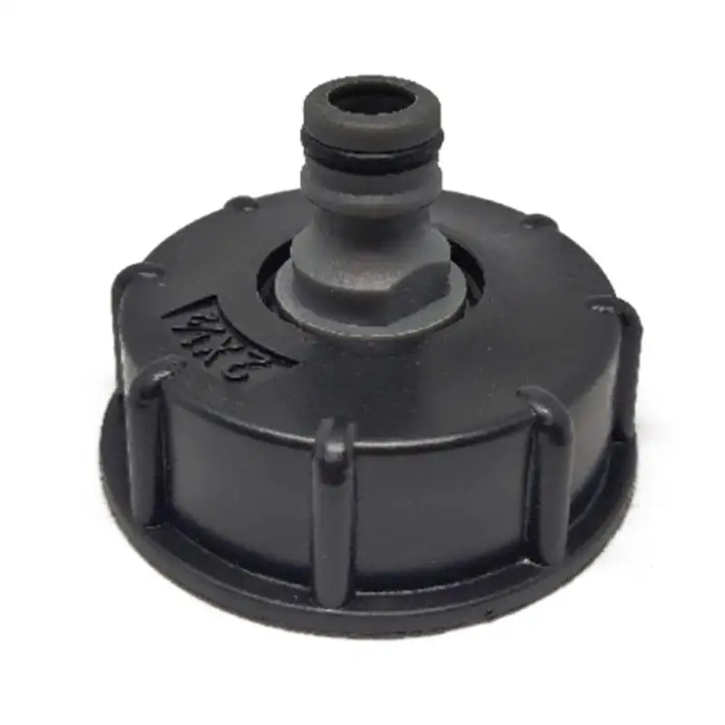 1Pc New IBC Hose Adapter Reducer Connector Water Tank Fitting 2 Standard Coarse Thread Durable Garden Hose Pipe Tap Storage