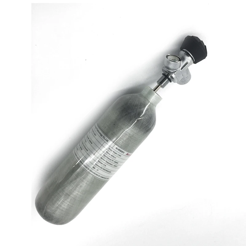 Acecare 1.1L GB HPA Пейнтбольный бак PCP цилиндр из углеродного волокна для охоты сжатого воздуха пистолет/Airforce Кондор с регулятором клапана