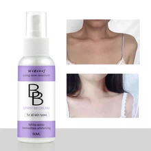 BB Creanm, спрей, Осветляющий, база, консилер, стойкий, для лица, отбеливающий, тональный крем, BB крем, косметический, простой в использовании