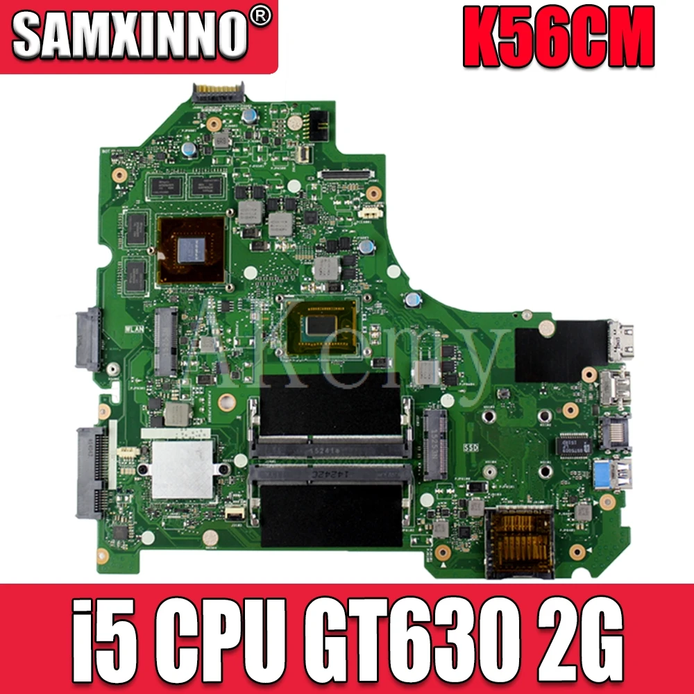 K56CM материнская плата i5 cpu Gt630M/2G для For Asus K56CB A56C S550CM S56C S550C ноутбука плата|socket