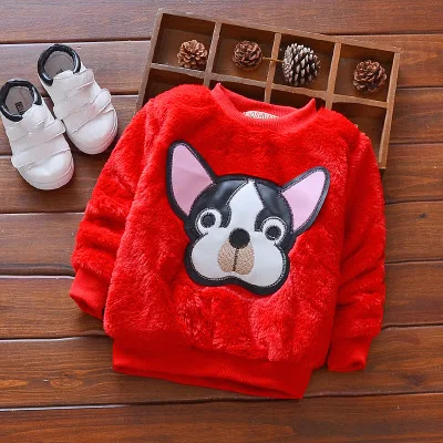 New Autumn Winter Baby Girls Sweaters Kids Baby Long Sleeve Cute Tops Crew Neck Casual Warm Pullover Blouse Fashion Clothes
