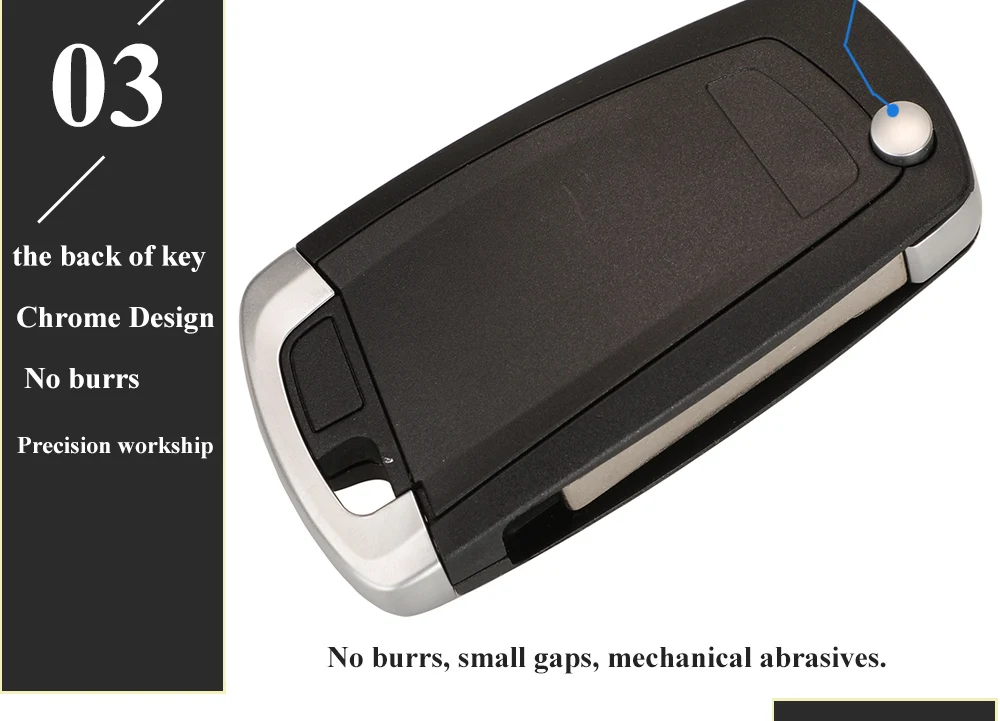 Keyforkess CAS2 modificato vibrazione chiave a distanza 315/433/868MHZ Chip di ID46-PCF7953 per BMW 3 5 7 E38 E39 E46 M5 X3 X5 E65 4 pulsante Fob - H658be0b18ef24cfabb5db474b138d6d1a