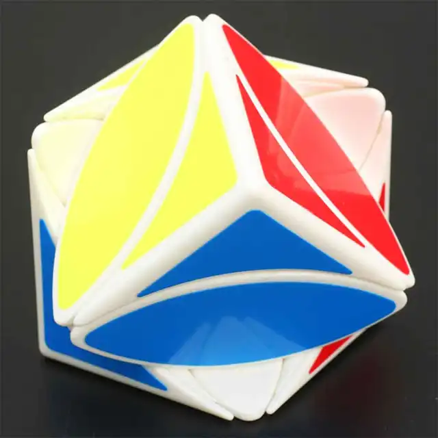 QiYi Creative Toys Square IVY Stickers Magic Cube MoFangGe Maple leaf shape speed cube puzzle skewb turning education kids toys 5