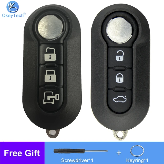 Cocolockey Smart Schlüssel für Auto Schlüssel Shell Fall Fob für FIAT 500  Panda Punto Bravo Ducato Stilo Fernbedienung Auto Schlüssel 3 taste SIP22  Klinge - AliExpress