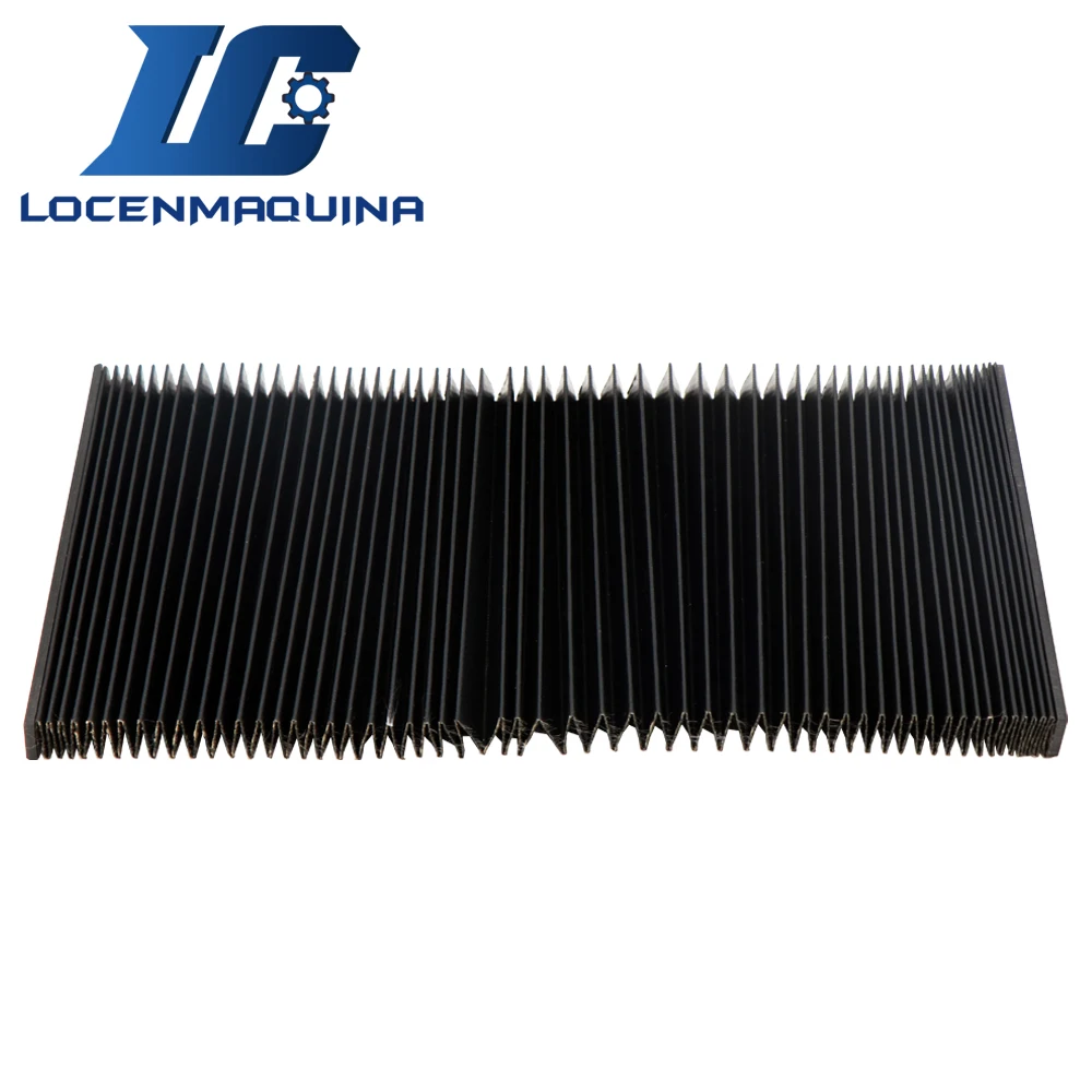 Dust Proof  Cloth Dust Cover Bellows for CNC Machine Streched Length 1000mm Fold Width 15mm Customize Available