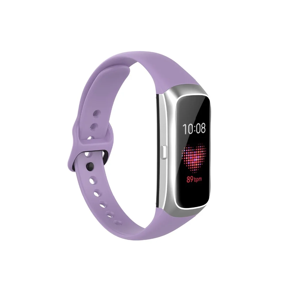 Высокое качество силиконовый браслет петля назад ремешок для samsung Galaxy Fit SM-R370 многоцветный Силиконовый ремешок для часов Ремешки