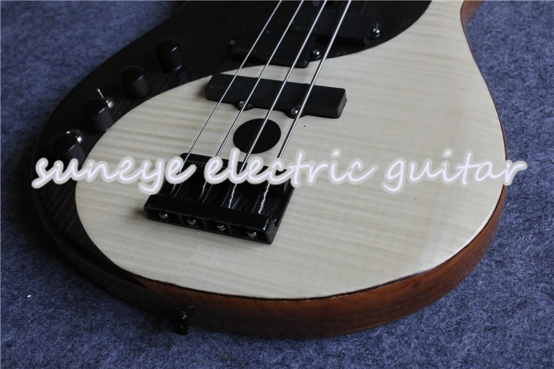 Новое поступление левшей бас гитара Fodera Инь Ян стандартная электрогитара 4 струны на заказ Бас гитарный комплект
