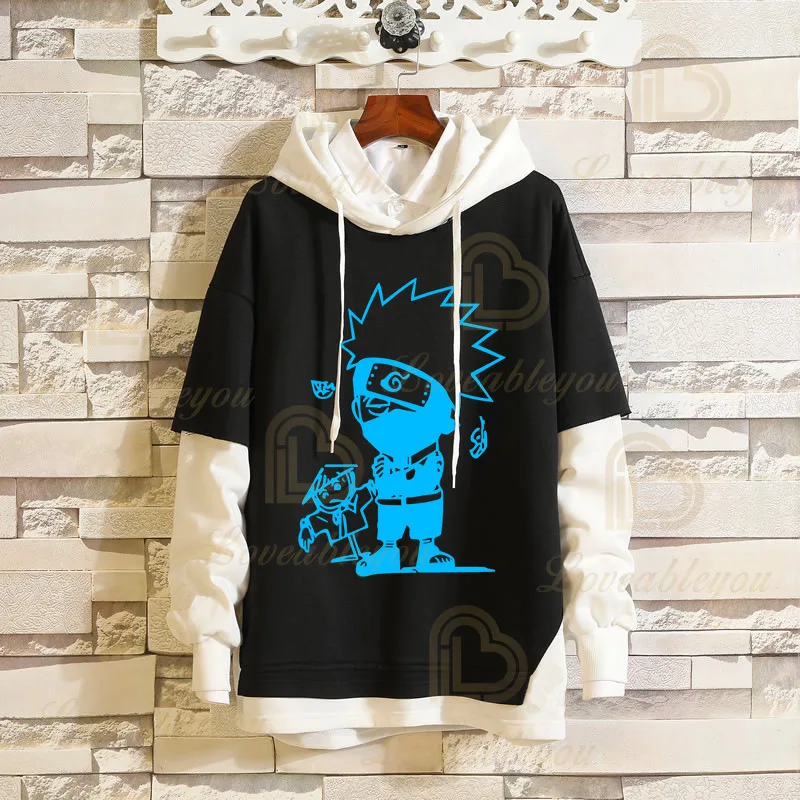 

Naruto Fans Anime Cosplay Hooded Sweatshirt Cool Warm Long Sleeves Harajuku Uchiha Sasuke Clothes Jacket 2020 New Fashion Hoodie