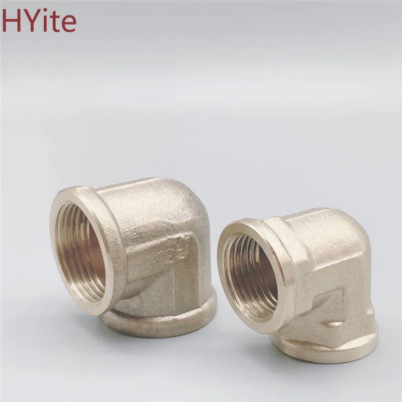 Женский x резьба 1/8 &quot1/4&quot 3/8 &quot1/2&quot 3/4 &quot1&quot 90 градусов латунный колено трубы