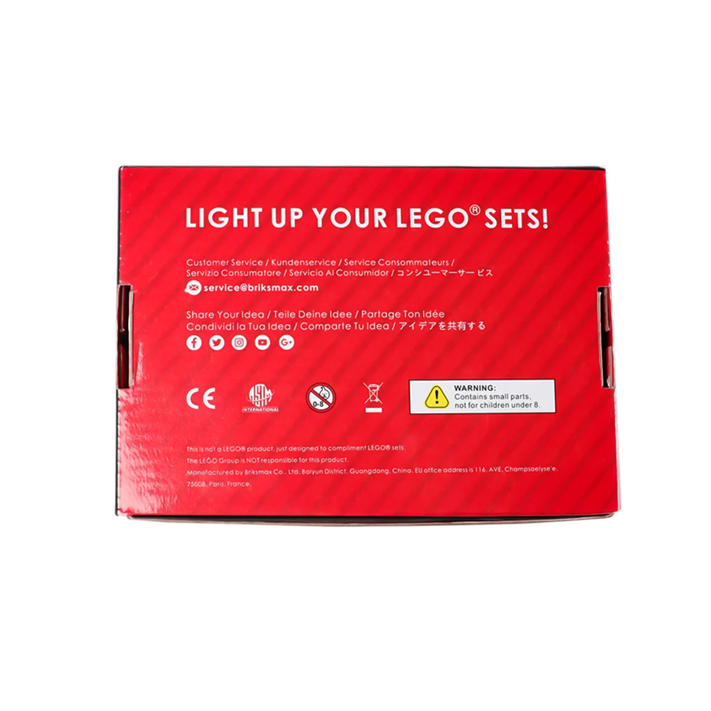 Комплект светодиодных ламп BriksMax для серии Creator набор светильник ров James Bond Aston Martin