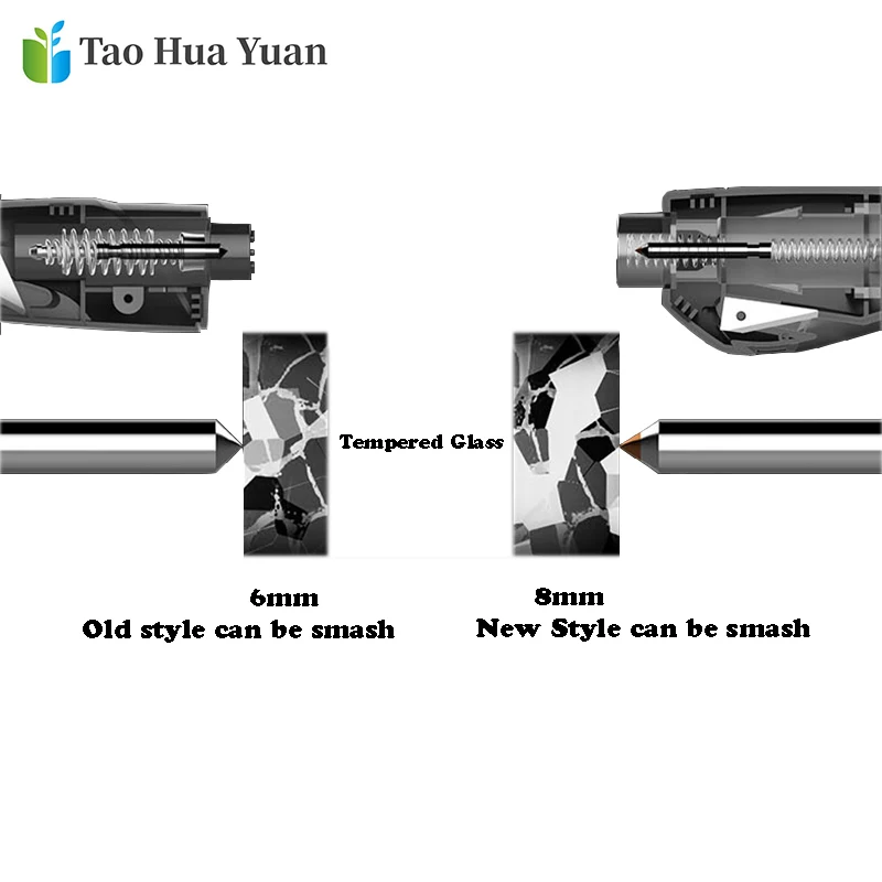 Portable Seat Safety Hammer AutoGlass Car Window Breaker LifeSaving Escape Rescue Tool Seat Belt Cutter Keychain Marteau Hamer A