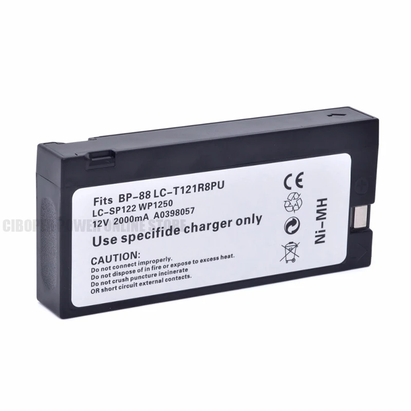 Bloco Médico Lc-t121r8pu da Bateria de cp Lc-sp122 Wp1250 12v 2000mah para Colin Cvbp89 Cvt84 Asm 5000bp88-nxt Monitor de Asm500 - Image 2