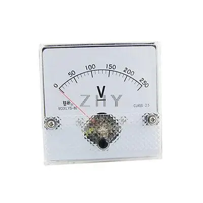 

Class 2.5 Accuracy DC 250V Analog Panel Meter Voltmeter