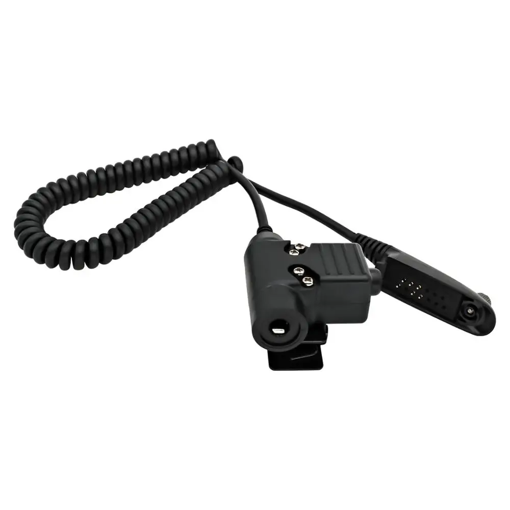 Тактический PTT U94 Кабельный адаптер для Motorola walkie talkie GP140 GP320 GP328 GP338 GP340 радио