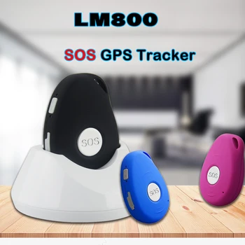 

Waterproof IPX5 GPS Tracker LM800 GSM GPRS SOS Personal Locator for Kids children elderly Fall down alarm Real time tracking