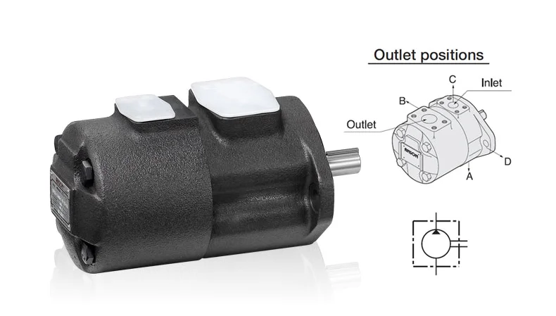ANSON Hydraulic Pressure Vane Pump low noise double fixed displacement vane pump IVPQ1 | Инструменты