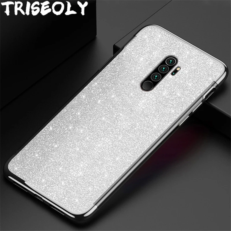 Блестящий чехол с блестками для Xiaomi Redmi Note 8 Pro 5 6 7 4x прозрачный из ТПУ Xiomi K20 K30 8A 7A 6A