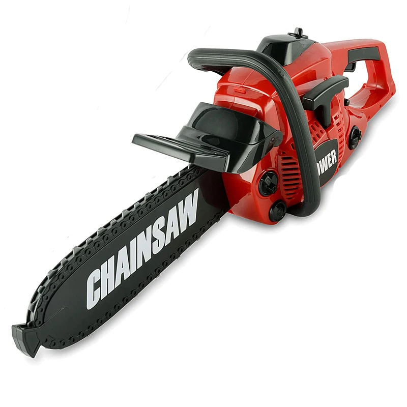 Chainsaw Toy Tool Play Set Outside Construction Work Shop Toy Outdoor Preschool Gardening Lawn Gift for Kids Boys and Girls