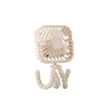 

Cute Portable Mini Fan Handheld Flexible Tripod USB Chargeable Desktop Fans Adjustable Summer Cooler For Outdoor Travel Office