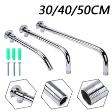 Extra-Pipe Arm-Bracket Bathroom-Accessories Shower-Extension Wall-Mounted Stainless-Steel