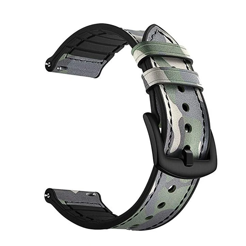 22 мм силиконовый браслет для AMAZFIT GTR 47 мм сменный кожаный ремешок для часов Amazfit Stratos 2/2 S/3/Amazfit GTS аксессуары