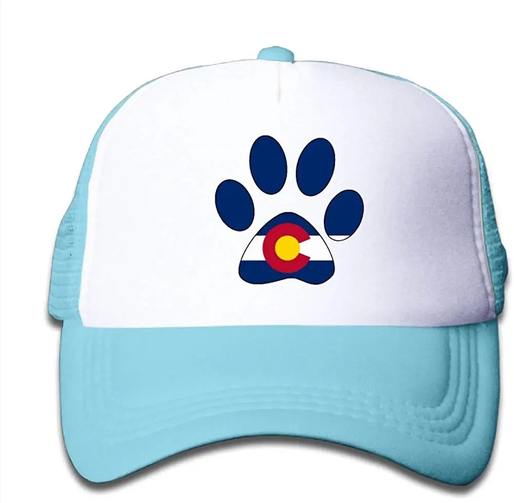 Детская бейсболка для дальнобойщика Colorado Paw с регулируемой сеткой для мальчиков и девочек