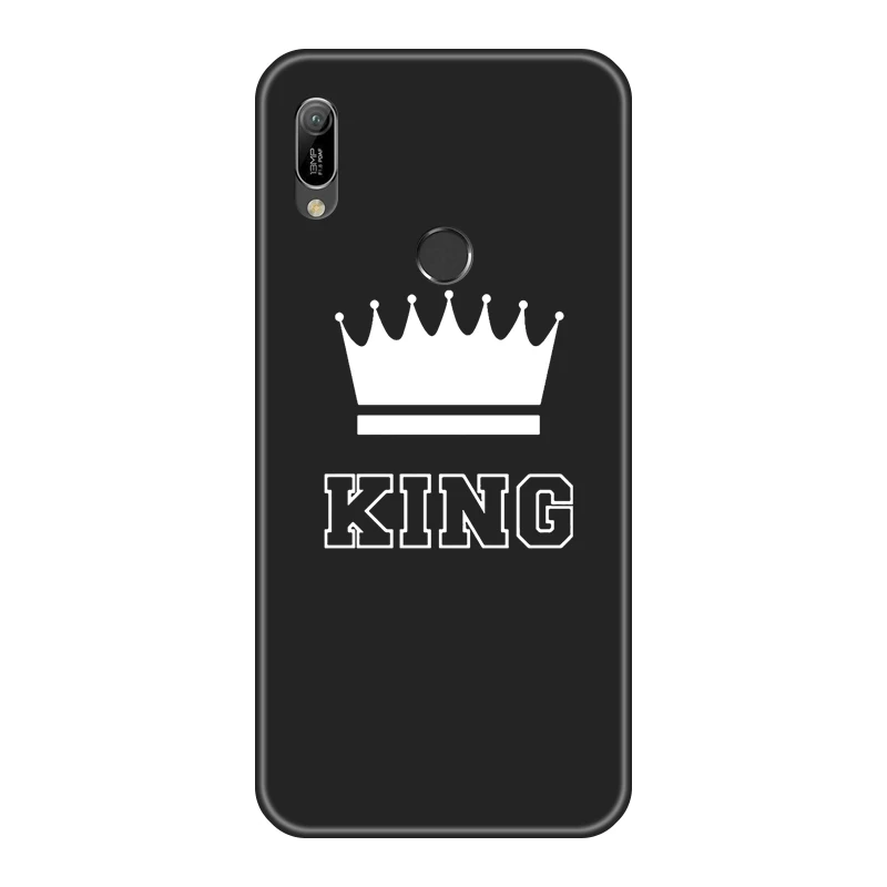 No.5 ТПУ задняя крышка для huawei Y6 Y7 Y9 Pro Prime силиконовый мягкий черный звезда босс Королева Корона чехол для телефона huawei Y5 Y6 Y7 - Цвет: No.5