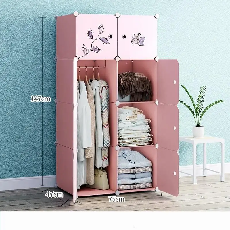 Version A Дальность Armazenamento Almacenamiento Armario Ropero Meble мебель для спальни шкаф Mueble De Dormitorio гардероб - Color: Version A