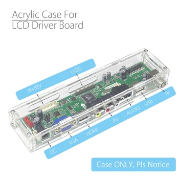 

Universal Transparent shell For LCD Control board acrylic Case Storage box for V29 V56 V53 SKR 8503 Analog signal controller