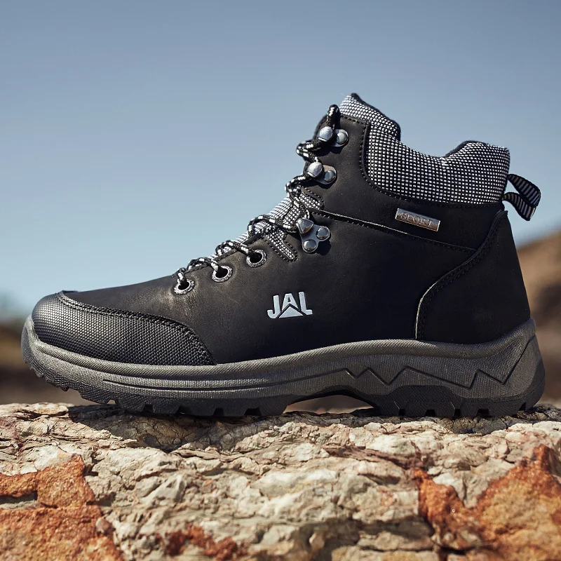 Outdoor Mens Hiking Shoes Waterproof Ankle Boots Men High-top Mountain Climbing Shoes Tactical Military Boots Sneakers Men Shoes