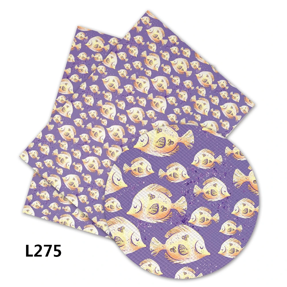 DIY craft supplies 30 cm x 136 cm faux synthetic leather fabric for Hairbow material decoration. L271-275