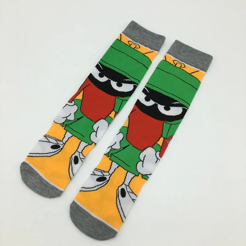 10 pairs/lot men and women Cute cartoon cotton socks Casual Hip Hop Creative Soft Comfortable Funny Novelty Dress socks