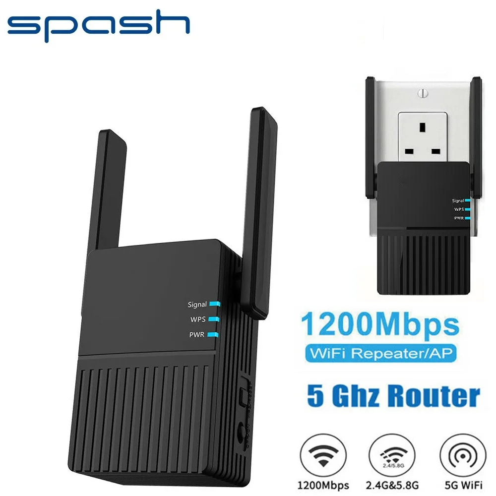 SPASH Wifi роутер усилитель сигнала беспроводной расширитель длинный Диапазон Ретранслятор Wi Fi высокомощный
