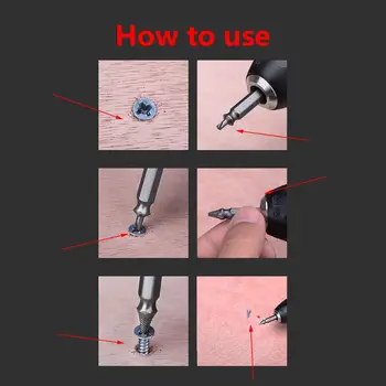 

New 4pcs Carpenters Screw&Bolt Extractor Guide Drill Removal Broken Bolts Easy Out Double Side Bolt Stud Screw Extractors E7CA